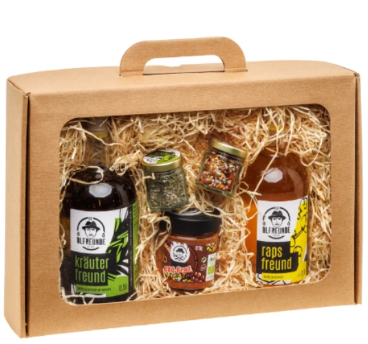 geschenkkoffer mit oel, senf und salz