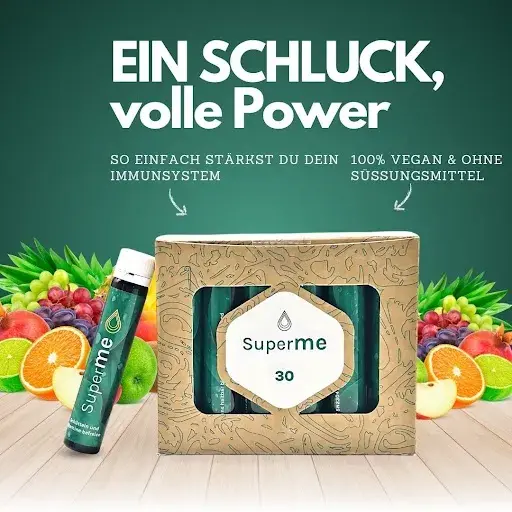 täglicher schluck voller power superme-trinkampullen